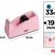 MP βάση κολλητικής ταινίας PA528P, 19mm x 33m, διάφορα χρώματα, 1τμχ