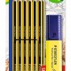 STAEDTLER σετ ξύλινα μολύβια με μαρκαδόρο υπογράμμισης Noris 120-BK12P1, εξάγωνα, ΗB, 13τμχ
