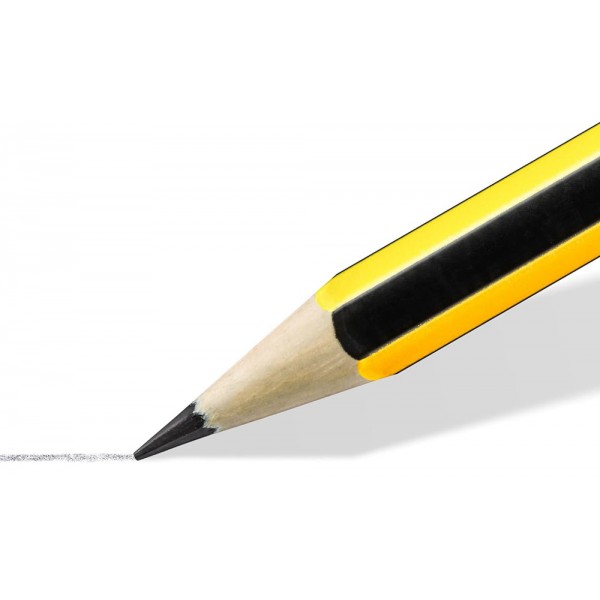 STAEDTLER σετ ξύλινα μολύβια με μαρκαδόρο υπογράμμισης Noris 120-BK12P1, εξάγωνα, ΗB, 13τμχ - Αναλώσιμα - Είδη Γραφείου