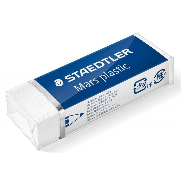 STAEDTLER γόμα 52650, 23x65mm, λευκή - Αναλώσιμα - Είδη Γραφείου