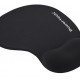 POWERTECH mouse pad PT-1611 με στήριγμα καρπού, 23x19x1.8cm, μαύρο