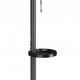 BRATECK βάση τηλεόρασης δαπέδου FS38-44TWE, 32-65", έως 50kg, με 2x ράφια, ροδάκια, μαύρη