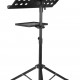 BRATECK αναλόγιο μουσικής MSS01-8, 75~150cm ύψος, με ράφι, μαύρο