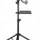 BRATECK αναλόγιο μουσικής MSS01-8, 75~150cm ύψος, με ράφι, μαύρο