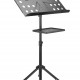BRATECK αναλόγιο μουσικής MSS01-8, 75~150cm ύψος, με ράφι, μαύρο