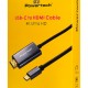 POWERTECH καλώδιο USB-C σε HDMI PTR-0210, 4K/30Hz, 10 Gbps, 2m, μαύρο