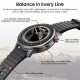 KOSPET smartwatch Orb, heart rate, 1.43" AMOLED, IP68, μαύρο