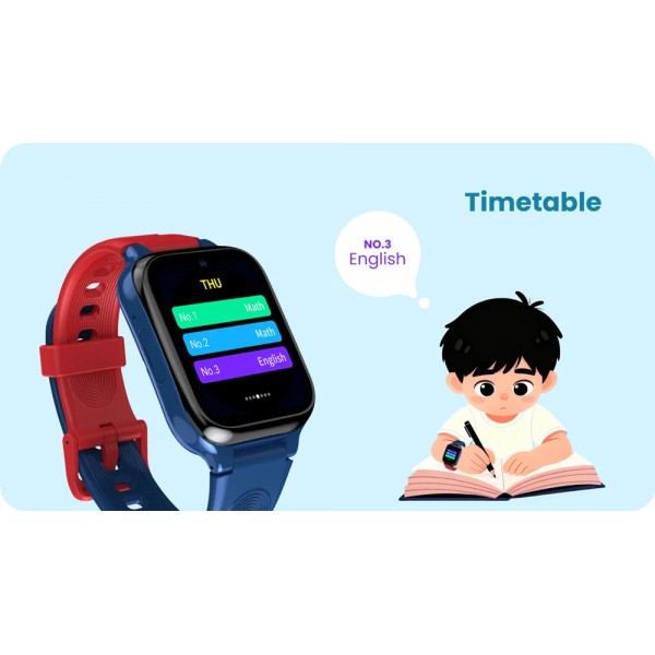 LAGENIO GPS smartwatch για παιδιά K9, 1.78" AMOLED, με κάμερα, 4G, IP68, μαύρο