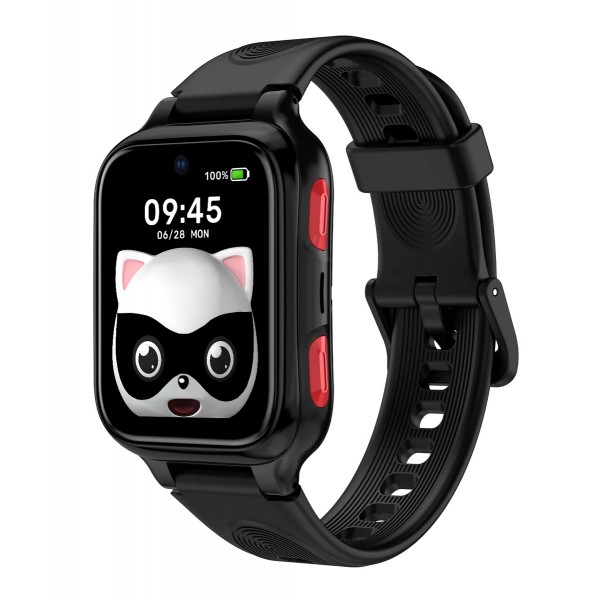LAGENIO GPS smartwatch για παιδιά K9, 1.78" AMOLED, με κάμερα, 4G, IP68, μαύρο - LAGENIO