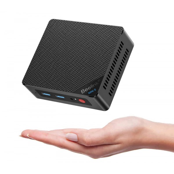BEELINK mini PC Mini S12 Pro, Intel N100, 12GB, 512GB M.2, Windows 11 Pro - BEELINK