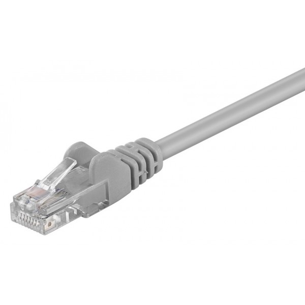GOOBAY καλώδιο δικτύου 68387, CAT 5e U/UTP, CCA, 7.5m, γκρι - Δίκτυο