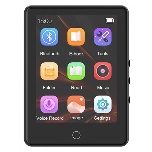 RUIZU MP3 player A6 με οθόνη αφής 2.8", 32GB, Bluetooth, ελληνικό μενού, μαύρο - Σύγκριση Προϊόντων