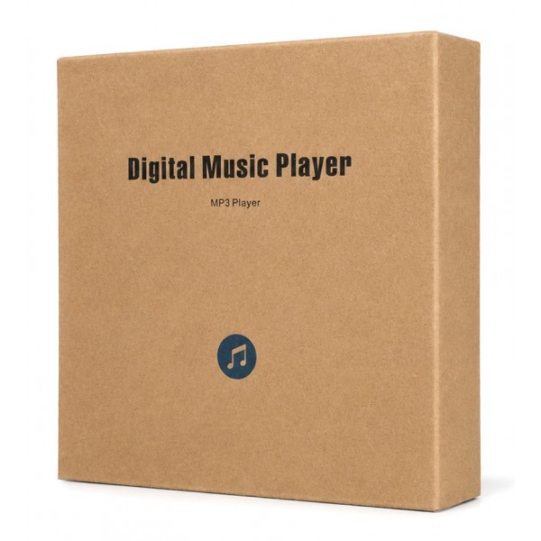RUIZU MP3 player A6 με οθόνη αφής 2.8", 32GB, Bluetooth, ελληνικό μενού, μαύρο