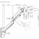 BRATECK επιτοίχια βάση οθόνης LDA113-112, 17-32", έως 9kg