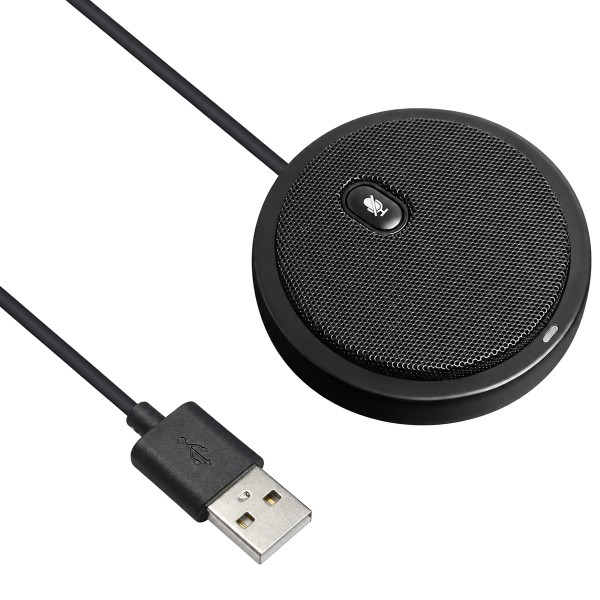 CMTECK επιτραπέζιο μικρόφωνο UM02, omnidirectional, USB, μαύρο - 