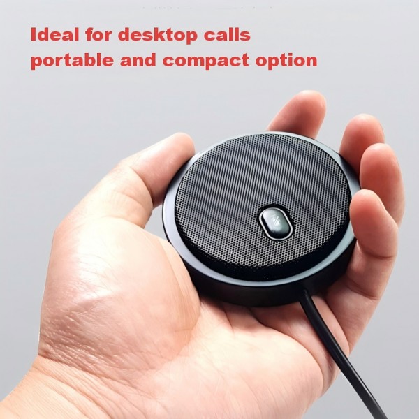 CMTECK επιτραπέζιο μικρόφωνο UM02, omnidirectional, USB, μαύρο - 