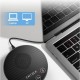 CMTECK επιτραπέζιο μικρόφωνο LE2102 με ηχείο, omnidirectional, USB/USB-C, μαύρο