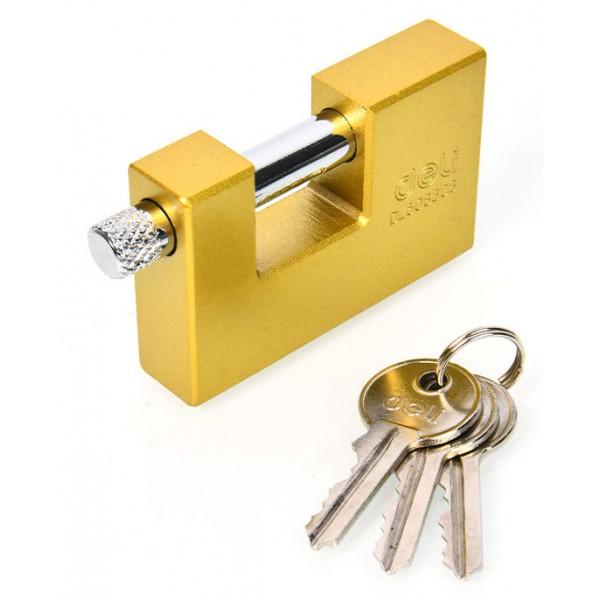 DELI λουκέτο τάκου με κλειδί DL508306, heavy duty, 60mm - Σπίτι & Gadgets