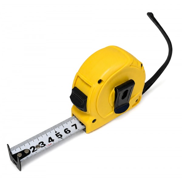 DELI μετροταινία DL270725L με κλείδωμα & clip ζώνης, 7.5m x 25mm - DELI