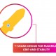 DELI σετ λάμες σέγας DH-QJT015-EH1 για μέταλλο & ξύλο, 15τμχ