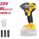 DELI κρουστικό μπουλονόκλειδο μπαταρίας DC235Z, Brushless, 20V, 480N.m, 1/2"