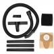 DELI σκούπα μπαταρίας DC825Z, υγρών & στερεών, 20V, 20L