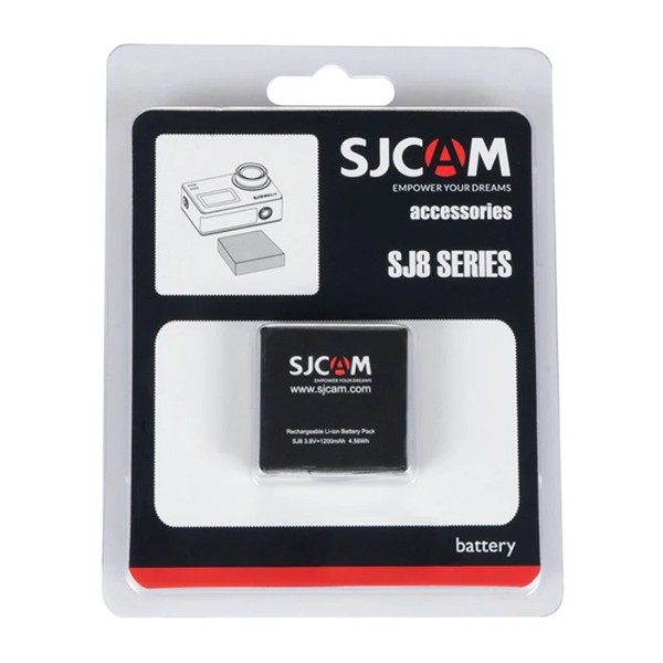SJCAM μπαταρία για SJ8 series action κάμερες, 1200mAh - 