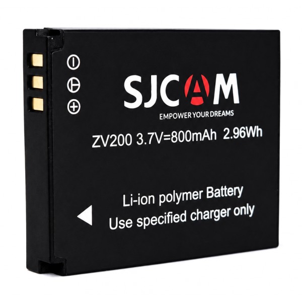 SJCAM μπαταρία για ZV200 φωτογραφική μηχανή, 800mAh - 