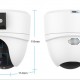 VSTARCAM smart κάμερα CS2DR, 3MP, dual lens, WiFi, PTZ, SD