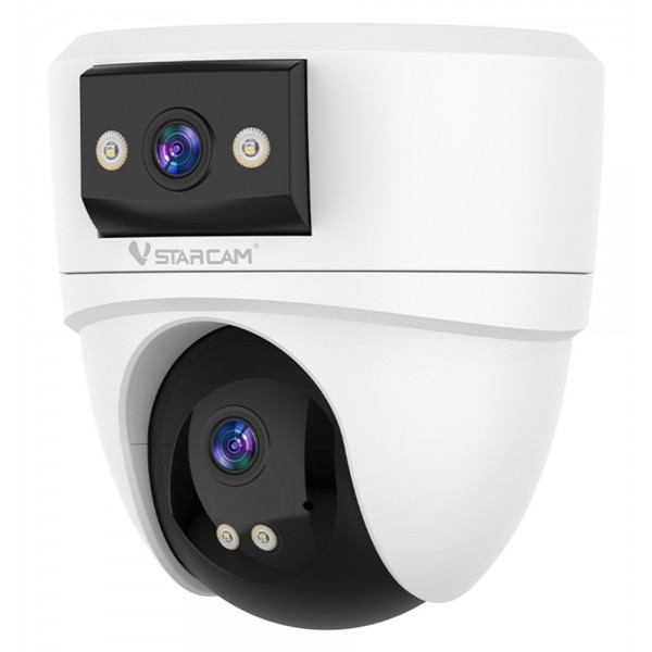 VSTARCAM smart κάμερα CS2DR, 3MP, dual lens, WiFi, PTZ, SD - VSTARCAM