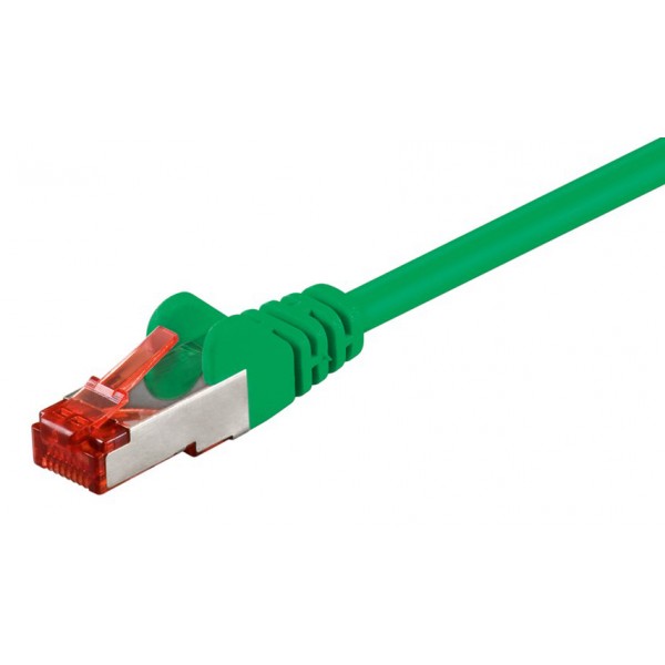 GOOBAY καλώδιο δικτύου 68289, CAT 6 S/FTP, copper, 250MHz, 1m, πράσινο - Δίκτυο