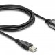 DELOCK καλώδιο USB σε RS-232 66922, 921.6Kbps, 3m, μαύρο