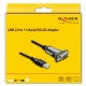 DELOCK καλώδιο USB σε RS-232 66922, 921.6Kbps, 3m, μαύρο