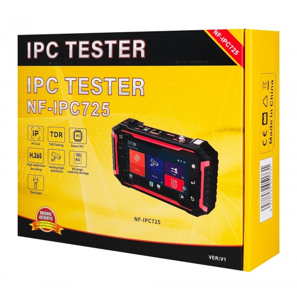 NOYAFA CCTV & IP tester NF-IPC725 με 5.5" IPS οθόνη, 8MP CVI/TVI/AHD camera test, cable tester