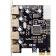 POWERTECH κάρτα επέκτασης PCIe σε 4x USB 2.0 ST622, 480Mbps, ASIX MCS9990