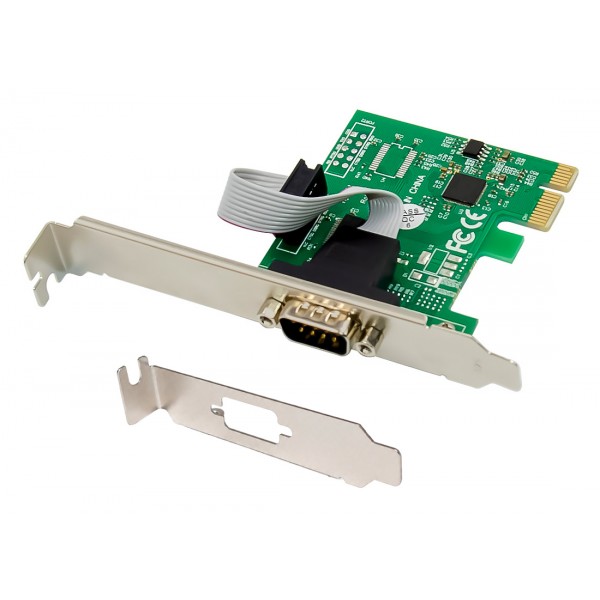 POWERTECH κάρτα επέκτασης PCIe σε serial ST328, 115.2Kbps, ASIX AX99100 - 