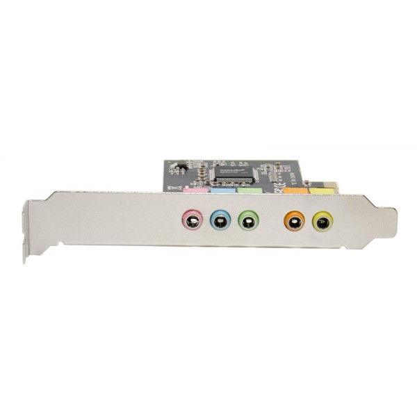 POWERTECH κάρτα επέκτασης ήχου PCIe σε 2x channel audio ST13, CMI8738 + ASM1083