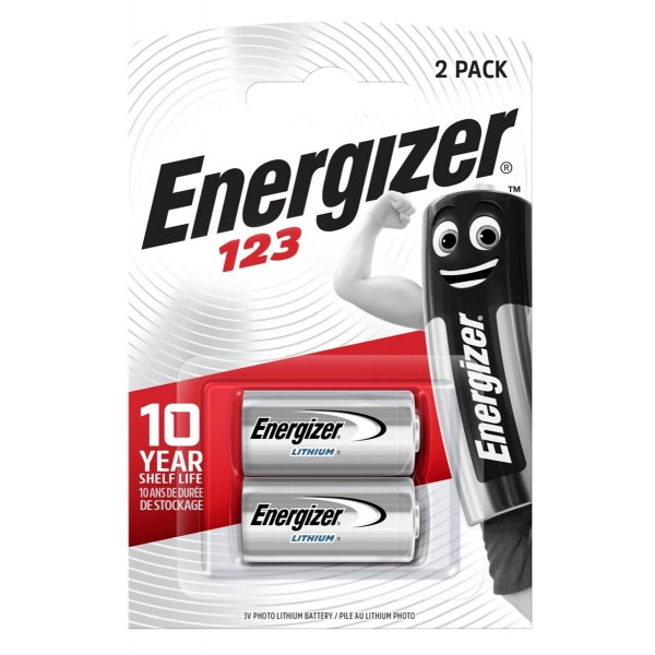 ENERGIZER μπαταρία λιθίου CR123A, 3V, 2τμχ - 