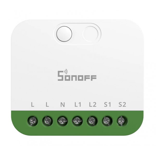 SONOFF smart διακόπτης MINI DUO, 2 κανάλια, WiFi, συμβατός με Matter, 16A, λευκός - Service & Εργαλεία