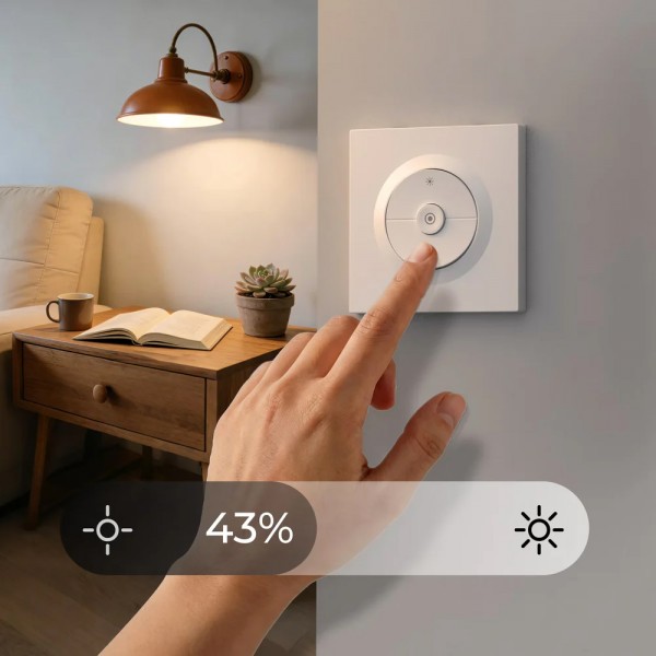 SONOFF smart επιτοίχιος διακόπτης dimmer Orb-DIM, WiFi, Matter, 400W, λευκός - Service & Εργαλεία