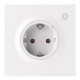 SONOFF smart επιτοίχια πρίζα ρεύματος WS01TPF-E, WiFi, Matter, 16A/4000W, λευκή
