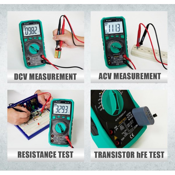 PROSKIT ψηφιακό πολύμετρο MT-1710N, μέτρηση AC/DC, True RMS, NCV - Service & Εργαλεία