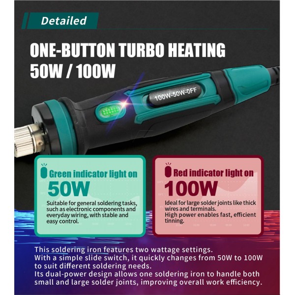 PROSKIT κολλητήρι SI-139NB, 50/100W, 400/500°C