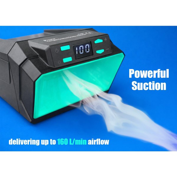 PROSKIT σταθμός απορρόφησης καπνού SS-598F, 24W, 160L/min, με φίλτρο HEPA & άνθρακα - 