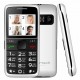 POWERTECH κινητό τηλέφωνο Sentry Eco V2, dual SIM, πλήκτρο SOS, λευκό
