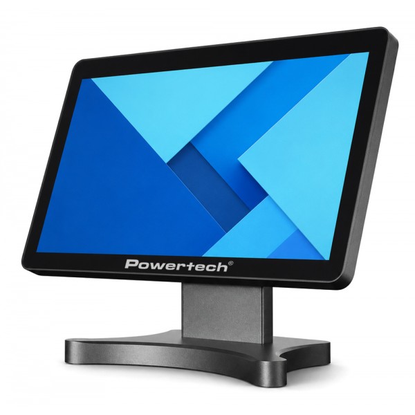 POWERTECH οθόνη αφής PT-1631, LCD, 17.3" 1920x1080p, HDMI/VGA, VESA 75x75mm, μαύρη - Νέα & Ref PC