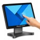 POWERTECH οθόνη αφής PT-1632, LCD, 15" 1024x768p, HDMI/VGA, VESA 75x75mm, μαύρη
