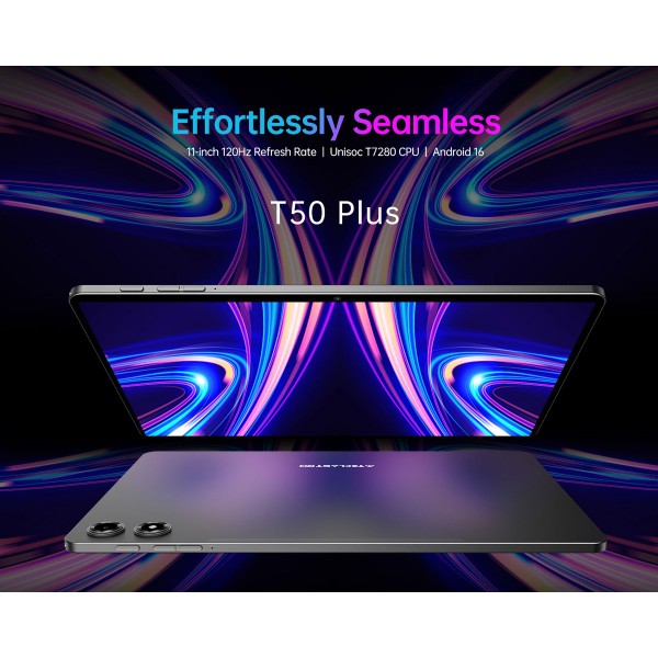 TECLAST tablet T50 Plus με πληκτρολόγιο/στυλό αφής/θήκη, 10.95", 8/128GB, 4G, Android 16, 8000mAh, γκρι - 