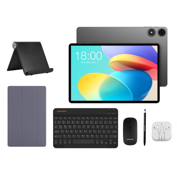 TECLAST tablet P50T με πληκτρολόγιο/ποντίκι/στυλό αφής/θήκη/βάση, 11", 3/128GB, Android 16, 8000mAh, γκρι - 