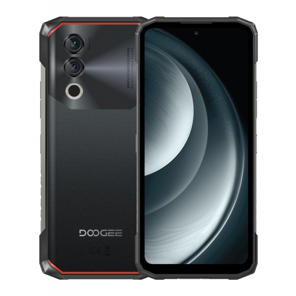DOOGEE smartphone Blade10 Power, 6.6", 8/128GB, 10300mAh, IP68/IP69K/MIL-STD-810H, μαύρο - Smartphones